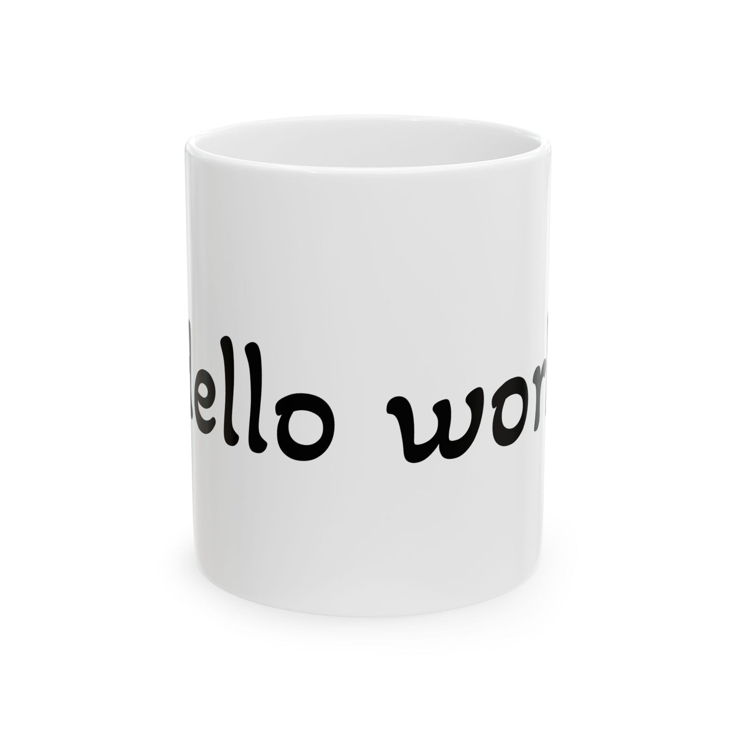 Hello World Ceramic Mug - 11oz & 15oz, Perfect Gift for Tech Lovers