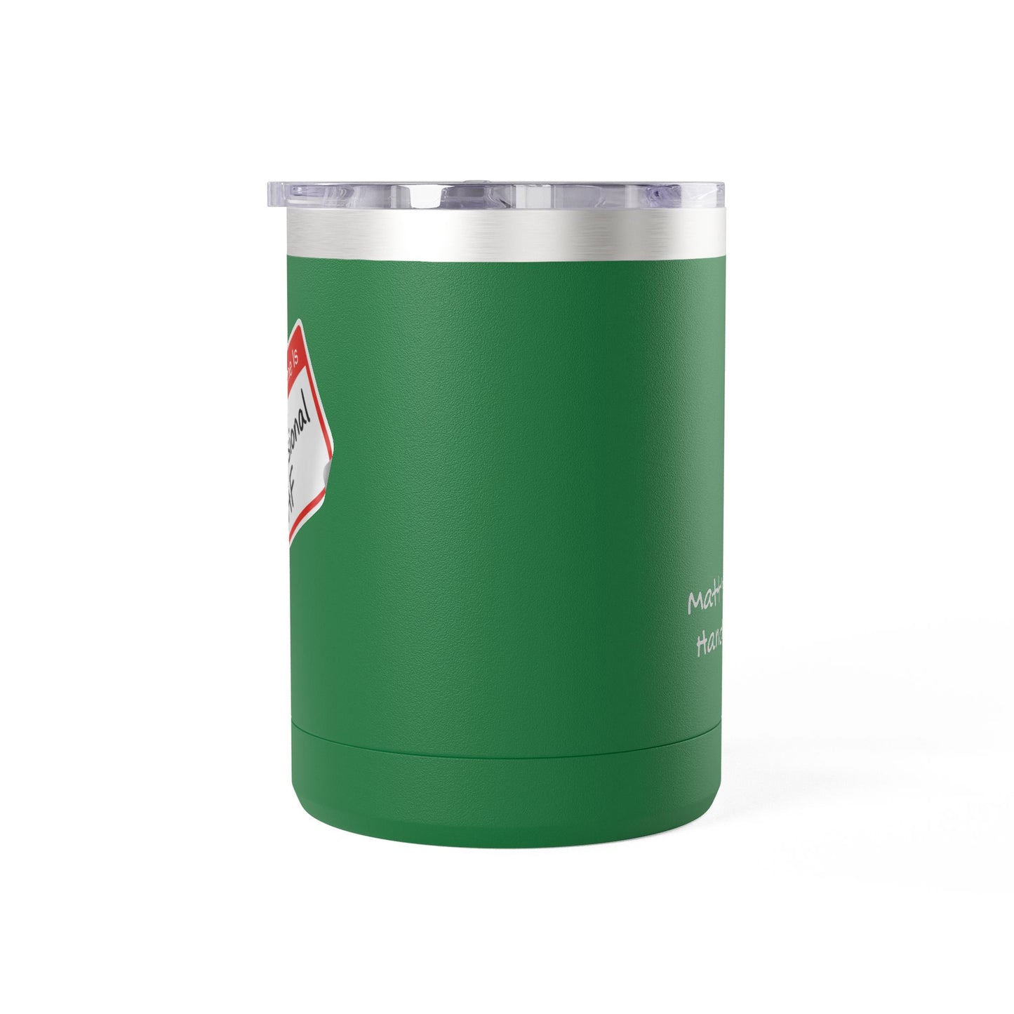 "Professional AF" Customizable 15oz Insulated Tumbler