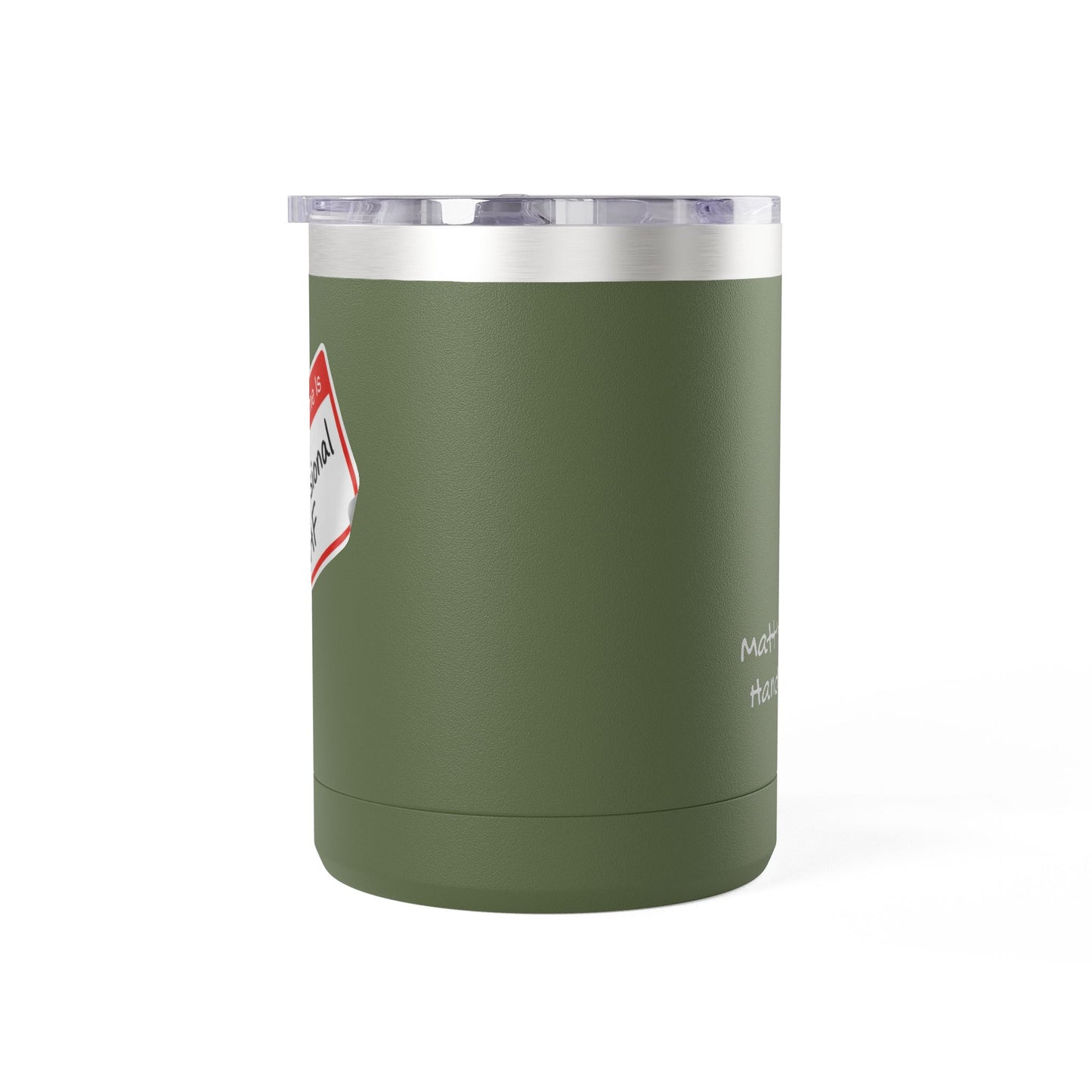 "Professional AF" Customizable 15oz Insulated Tumbler